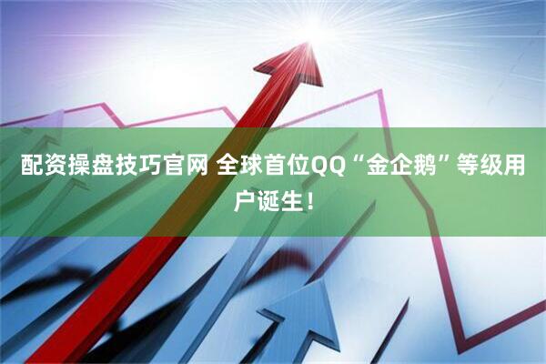 配资操盘技巧官网 全球首位QQ“金企鹅”等级用户诞生！